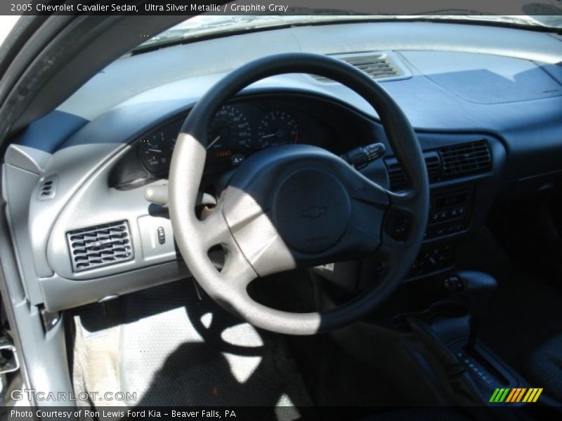 Ultra Silver Metallic / Graphite Gray 2005 Chevrolet Cavalier Sedan