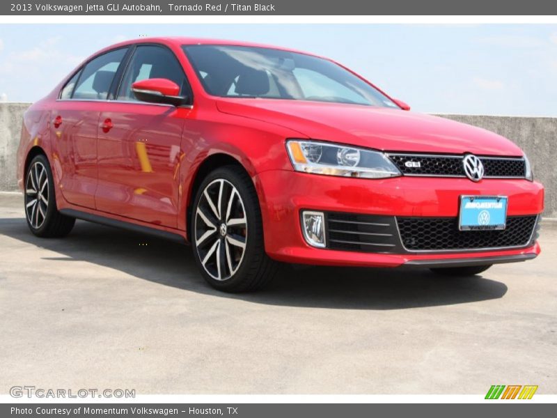 Tornado Red / Titan Black 2013 Volkswagen Jetta GLI Autobahn