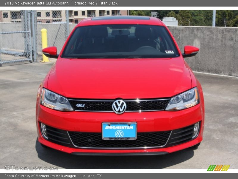Tornado Red / Titan Black 2013 Volkswagen Jetta GLI Autobahn