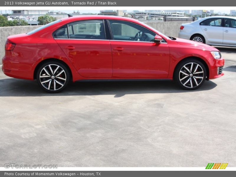 Tornado Red / Titan Black 2013 Volkswagen Jetta GLI Autobahn