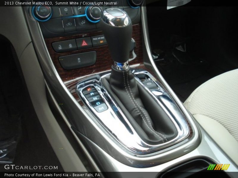 Summit White / Cocoa/Light Neutral 2013 Chevrolet Malibu ECO