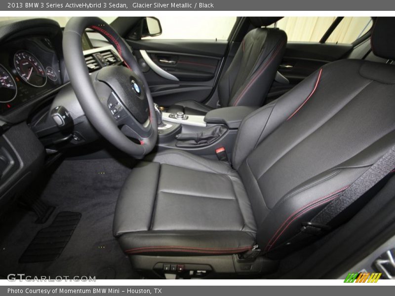  2013 3 Series ActiveHybrid 3 Sedan Black Interior