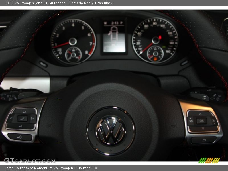 Tornado Red / Titan Black 2013 Volkswagen Jetta GLI Autobahn