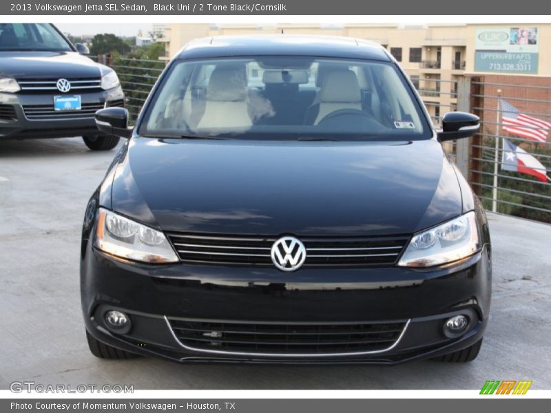 Black Uni / 2 Tone Black/Cornsilk 2013 Volkswagen Jetta SEL Sedan