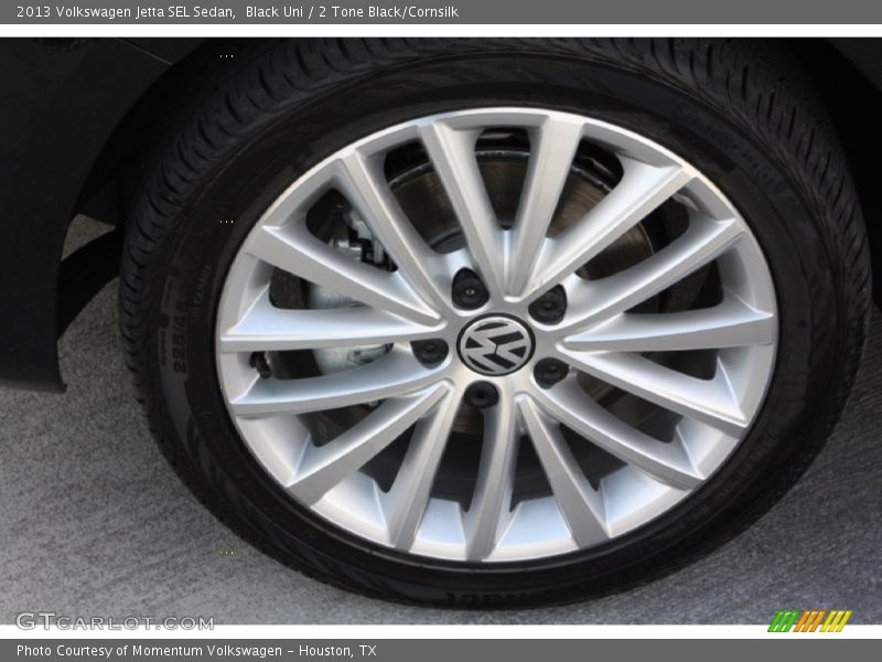 Black Uni / 2 Tone Black/Cornsilk 2013 Volkswagen Jetta SEL Sedan