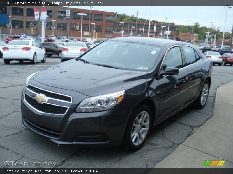 Taupe Gray Metallic / Jet Black 2013 Chevrolet Malibu LT