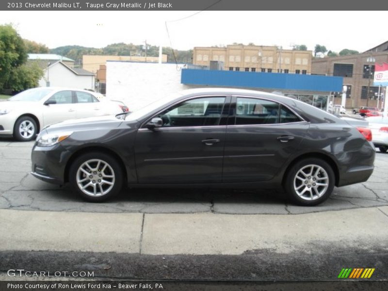 Taupe Gray Metallic / Jet Black 2013 Chevrolet Malibu LT