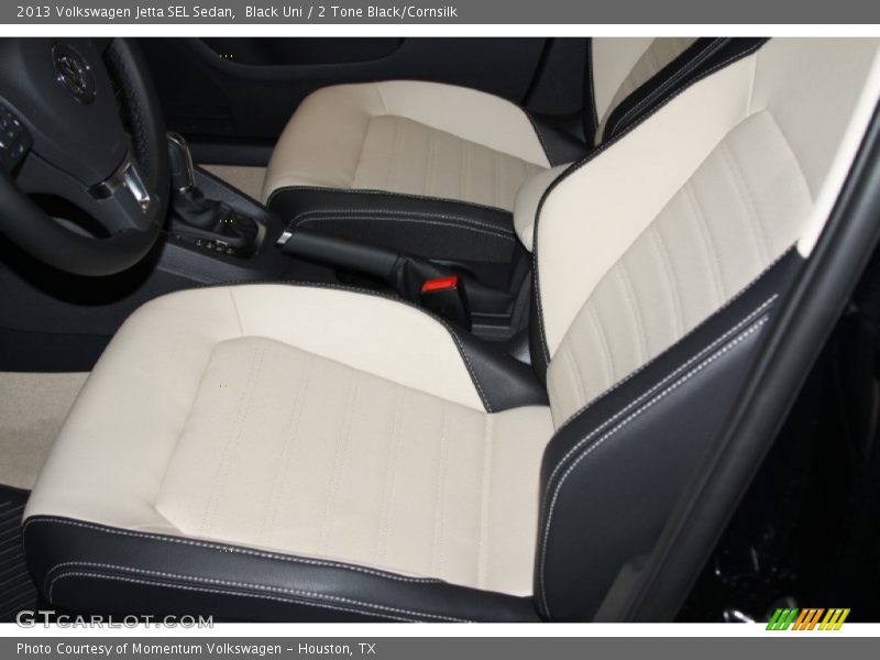 Black Uni / 2 Tone Black/Cornsilk 2013 Volkswagen Jetta SEL Sedan