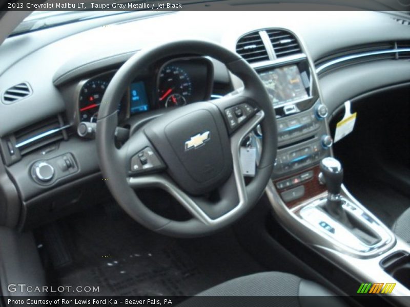 Taupe Gray Metallic / Jet Black 2013 Chevrolet Malibu LT