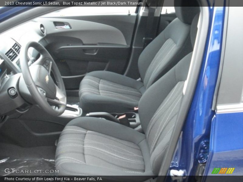 Blue Topaz Metallic / Jet Black/Dark Titanium 2013 Chevrolet Sonic LT Sedan