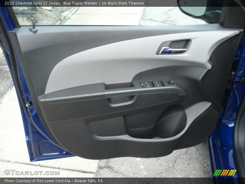 Blue Topaz Metallic / Jet Black/Dark Titanium 2013 Chevrolet Sonic LT Sedan