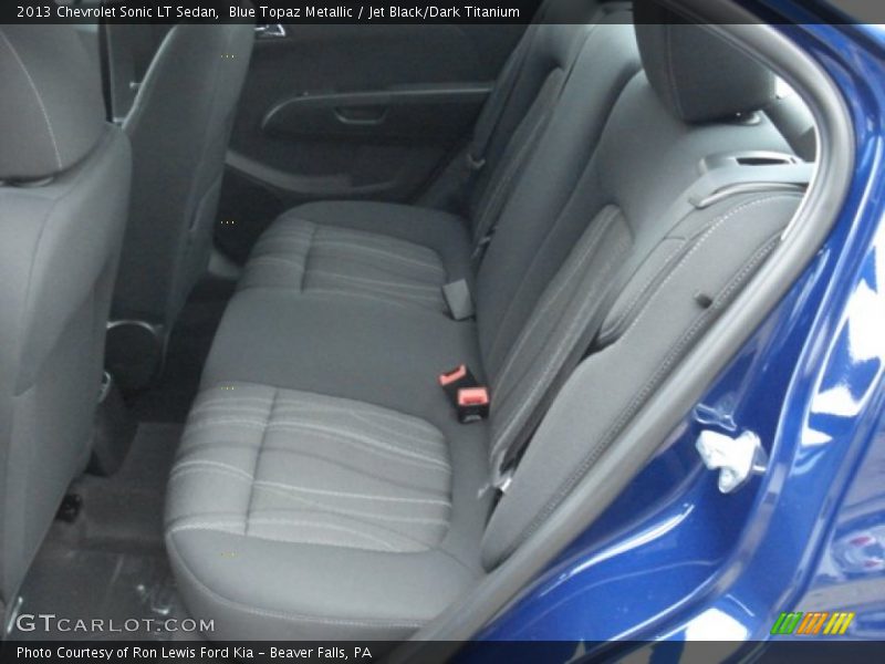 Blue Topaz Metallic / Jet Black/Dark Titanium 2013 Chevrolet Sonic LT Sedan