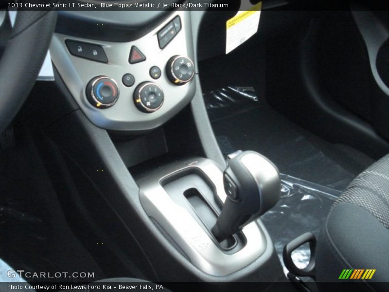 Blue Topaz Metallic / Jet Black/Dark Titanium 2013 Chevrolet Sonic LT Sedan