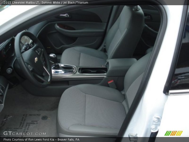 Summit White / Jet Black/Titanium 2013 Chevrolet Malibu LT