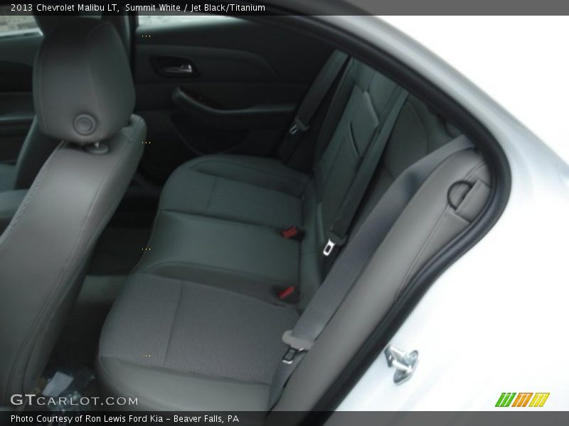 Summit White / Jet Black/Titanium 2013 Chevrolet Malibu LT