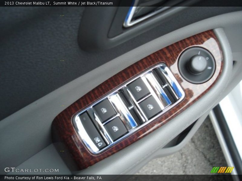 Summit White / Jet Black/Titanium 2013 Chevrolet Malibu LT