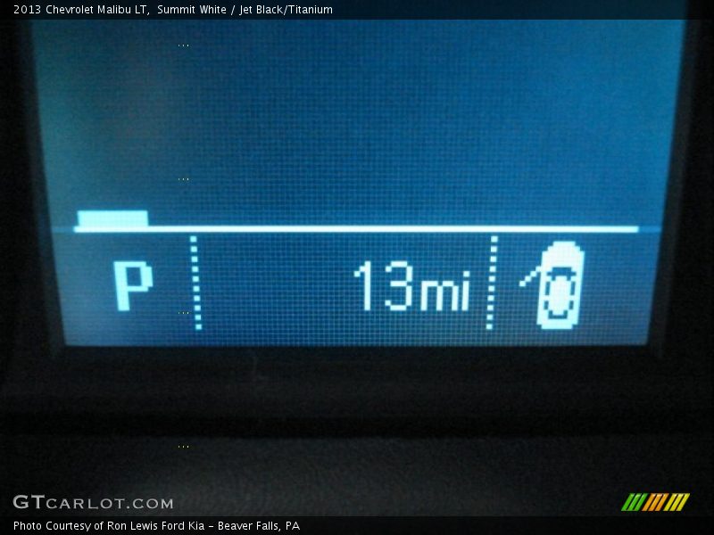 Summit White / Jet Black/Titanium 2013 Chevrolet Malibu LT