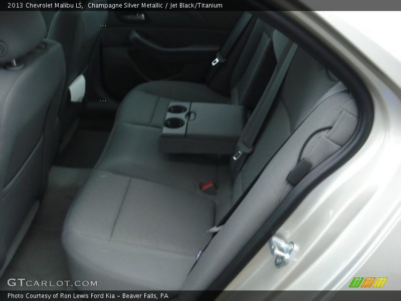 Champagne Silver Metallic / Jet Black/Titanium 2013 Chevrolet Malibu LS