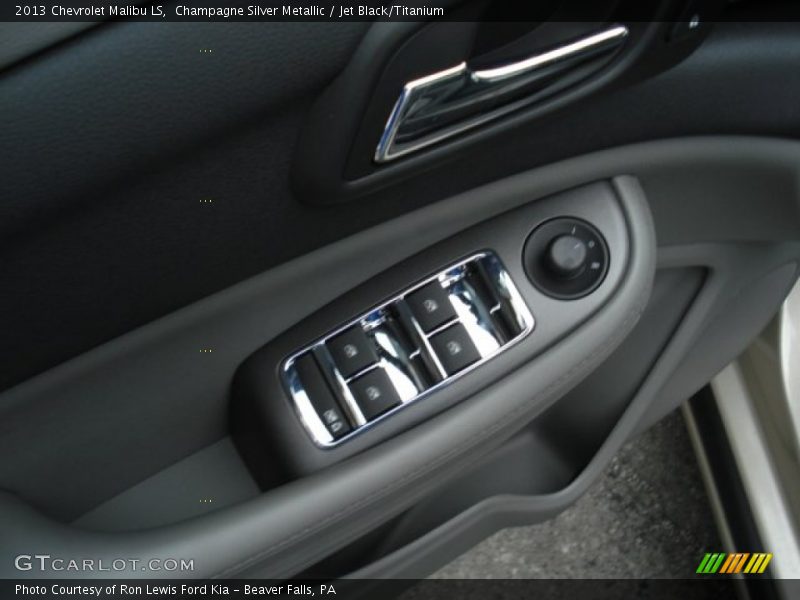 Champagne Silver Metallic / Jet Black/Titanium 2013 Chevrolet Malibu LS