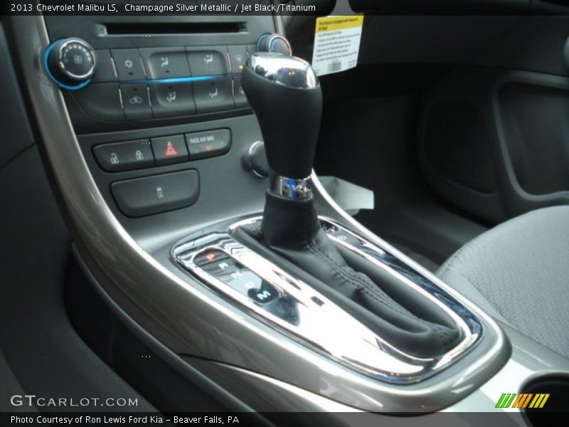 Champagne Silver Metallic / Jet Black/Titanium 2013 Chevrolet Malibu LS