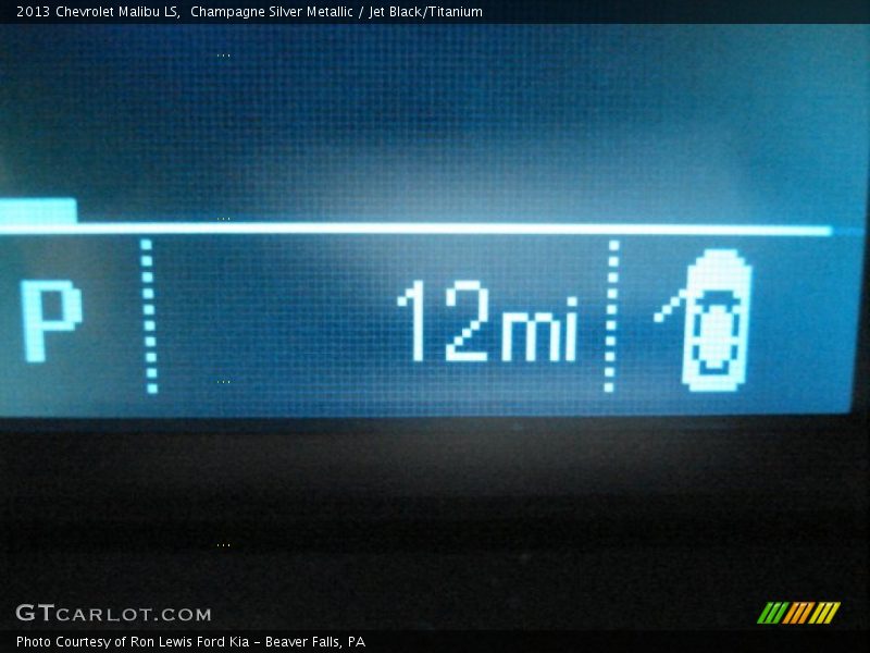 Champagne Silver Metallic / Jet Black/Titanium 2013 Chevrolet Malibu LS