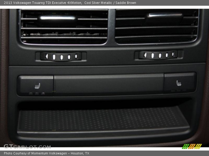 Cool Silver Metallic / Saddle Brown 2013 Volkswagen Touareg TDI Executive 4XMotion