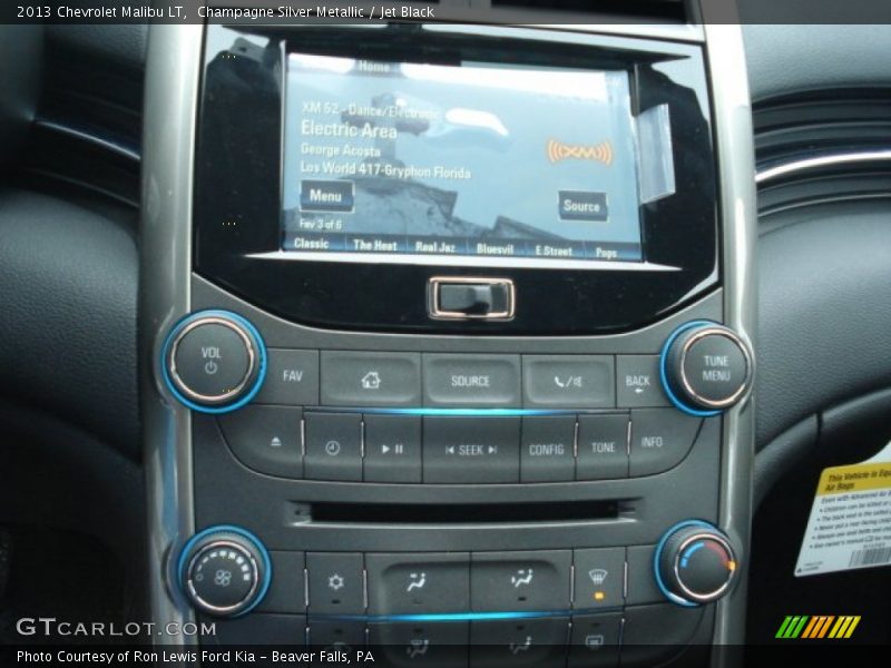 Champagne Silver Metallic / Jet Black 2013 Chevrolet Malibu LT