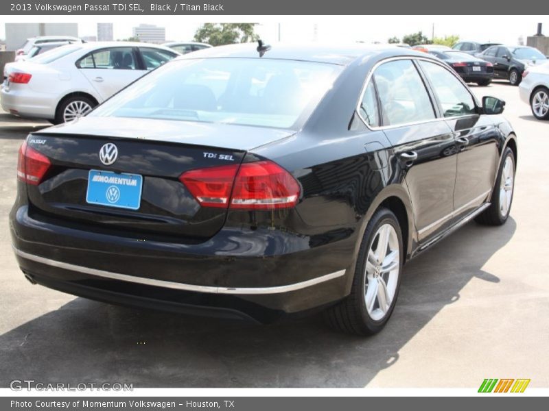 Black / Titan Black 2013 Volkswagen Passat TDI SEL