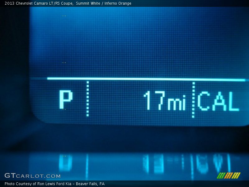 Summit White / Inferno Orange 2013 Chevrolet Camaro LT/RS Coupe