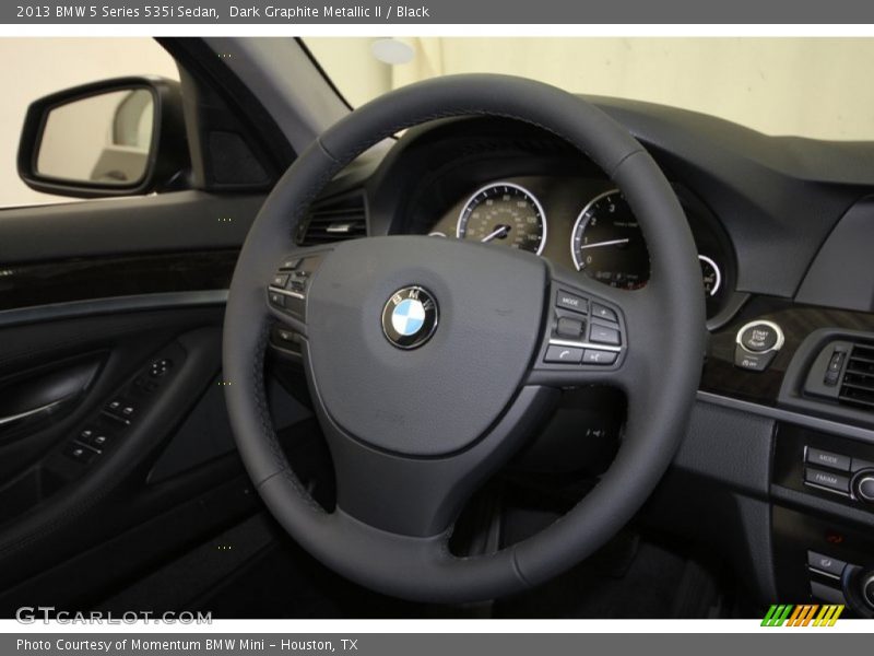 Dark Graphite Metallic II / Black 2013 BMW 5 Series 535i Sedan