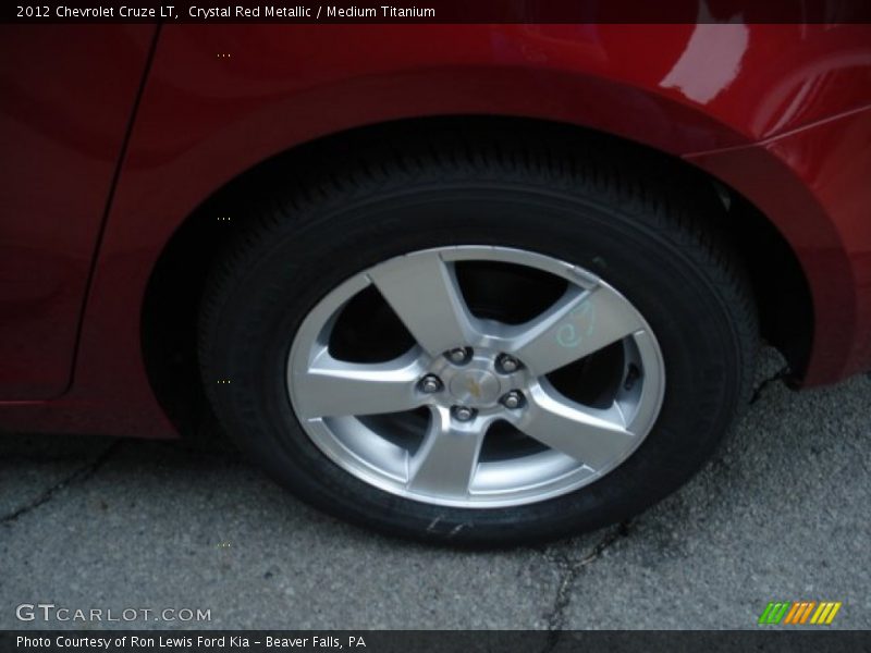 Crystal Red Metallic / Medium Titanium 2012 Chevrolet Cruze LT