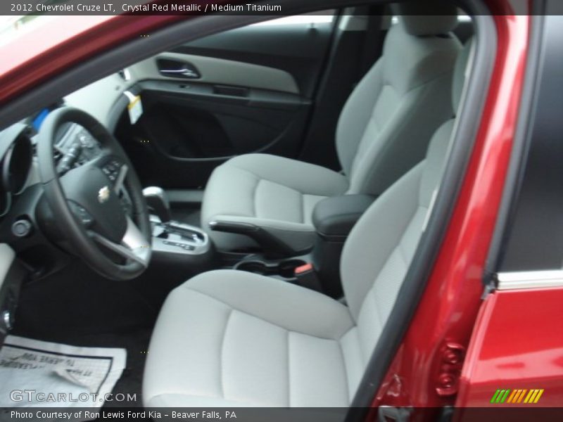 Crystal Red Metallic / Medium Titanium 2012 Chevrolet Cruze LT