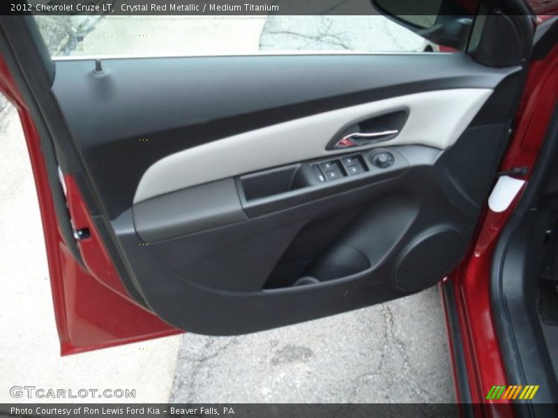 Crystal Red Metallic / Medium Titanium 2012 Chevrolet Cruze LT