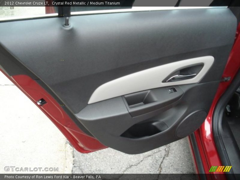 Crystal Red Metallic / Medium Titanium 2012 Chevrolet Cruze LT