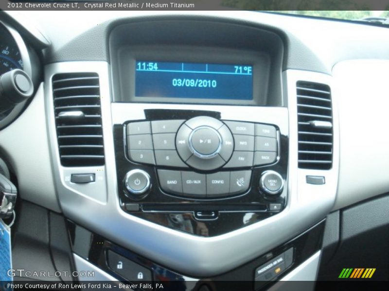 Crystal Red Metallic / Medium Titanium 2012 Chevrolet Cruze LT