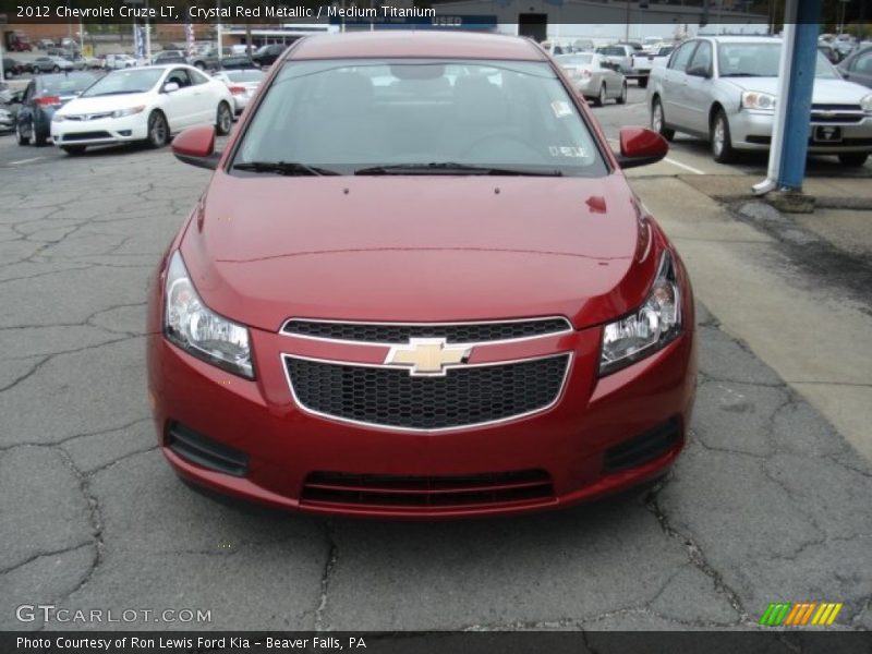 Crystal Red Metallic / Medium Titanium 2012 Chevrolet Cruze LT