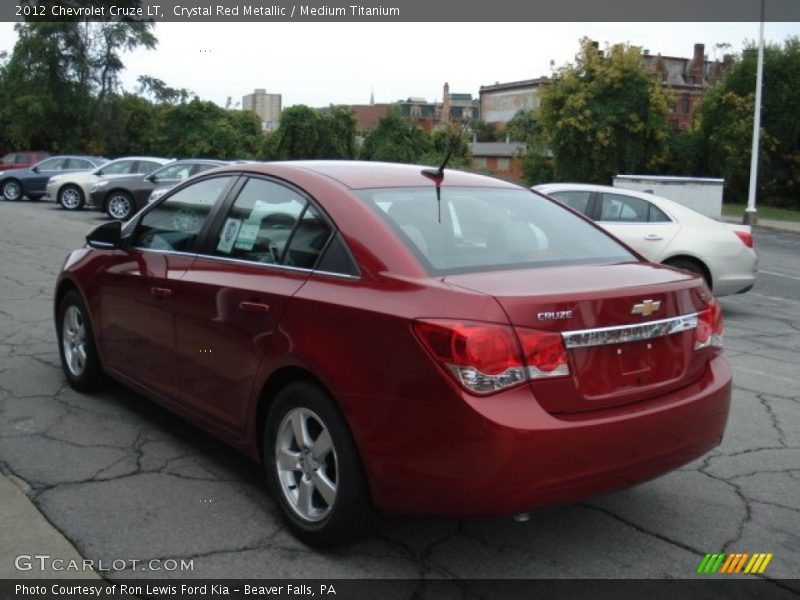 Crystal Red Metallic / Medium Titanium 2012 Chevrolet Cruze LT
