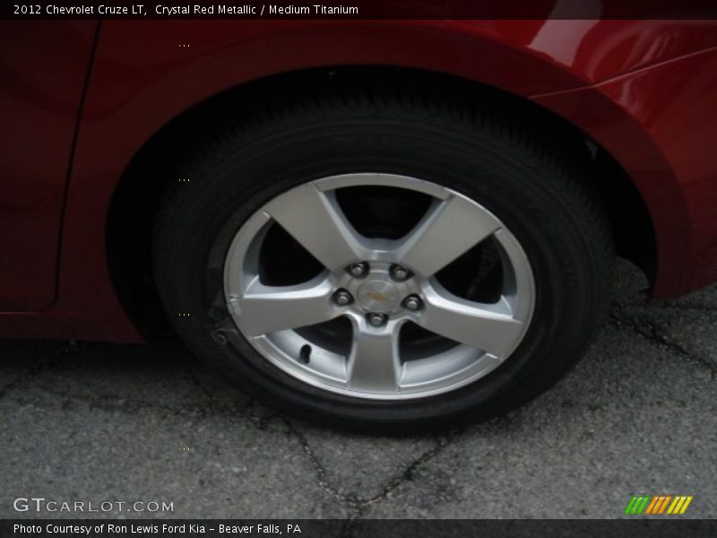 Crystal Red Metallic / Medium Titanium 2012 Chevrolet Cruze LT