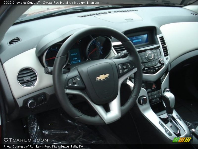 Crystal Red Metallic / Medium Titanium 2012 Chevrolet Cruze LT