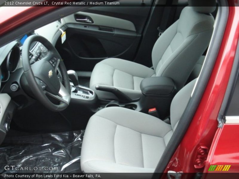 Crystal Red Metallic / Medium Titanium 2012 Chevrolet Cruze LT