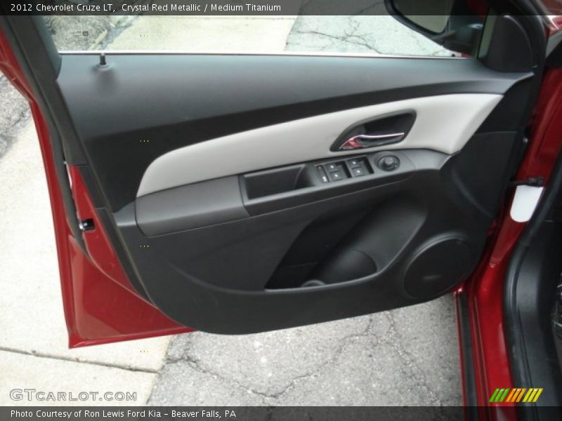 Crystal Red Metallic / Medium Titanium 2012 Chevrolet Cruze LT