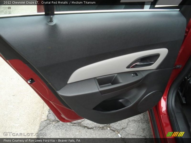 Crystal Red Metallic / Medium Titanium 2012 Chevrolet Cruze LT