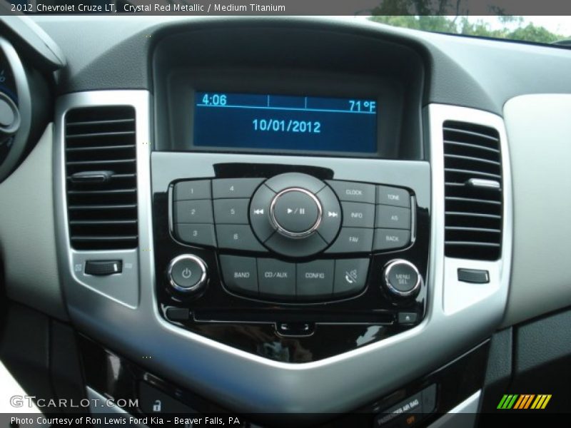 Crystal Red Metallic / Medium Titanium 2012 Chevrolet Cruze LT