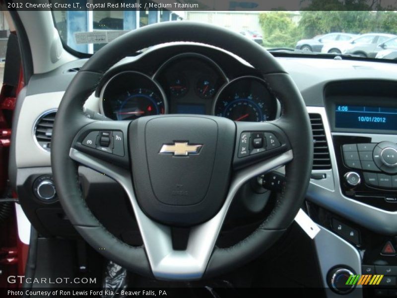 Crystal Red Metallic / Medium Titanium 2012 Chevrolet Cruze LT