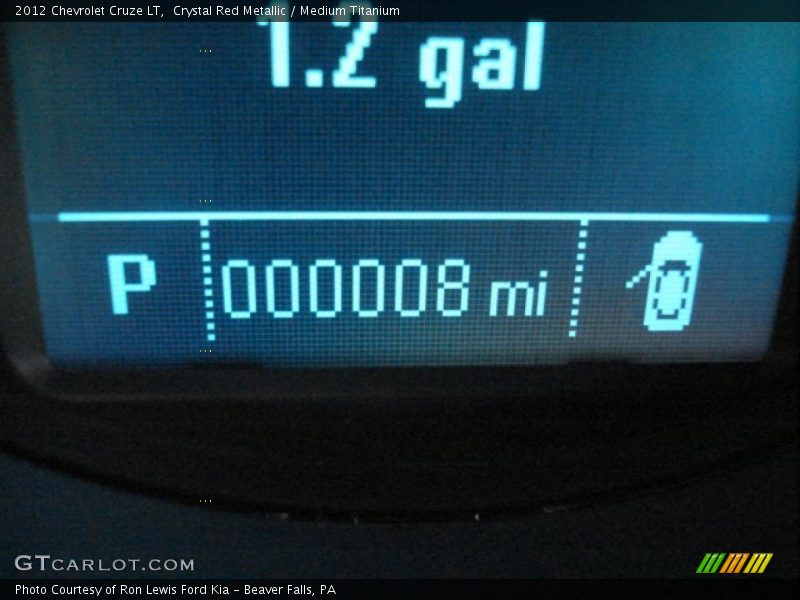 Crystal Red Metallic / Medium Titanium 2012 Chevrolet Cruze LT