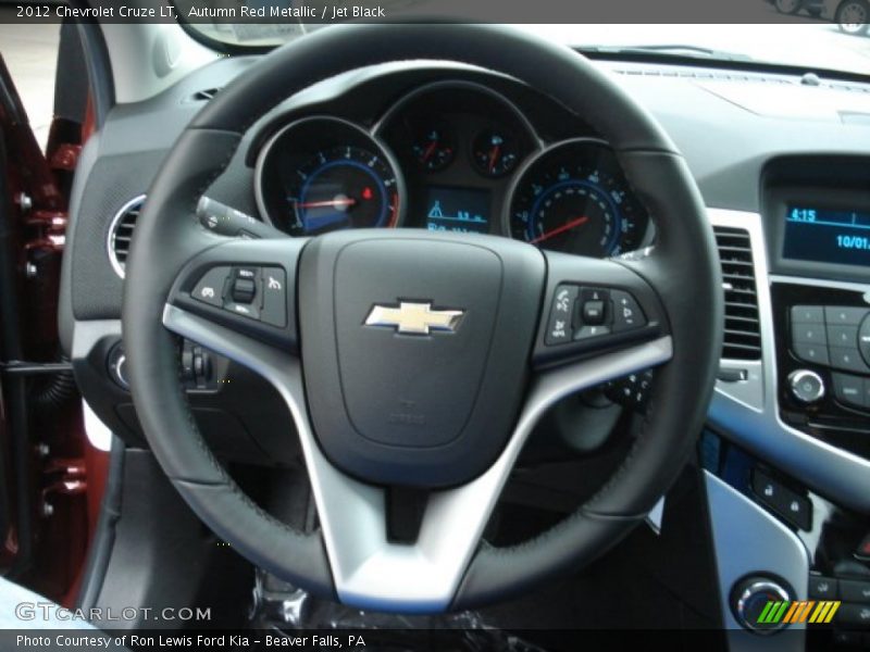 Autumn Red Metallic / Jet Black 2012 Chevrolet Cruze LT