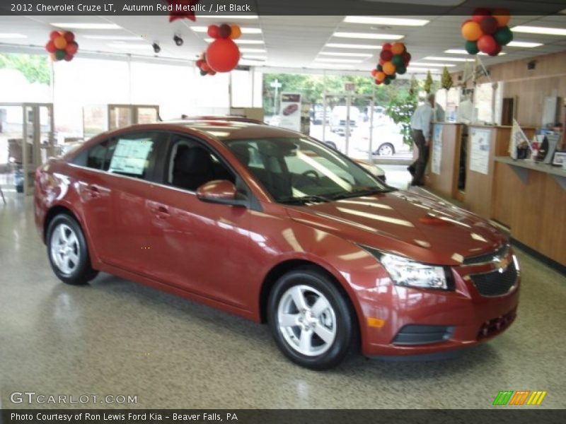 Autumn Red Metallic / Jet Black 2012 Chevrolet Cruze LT
