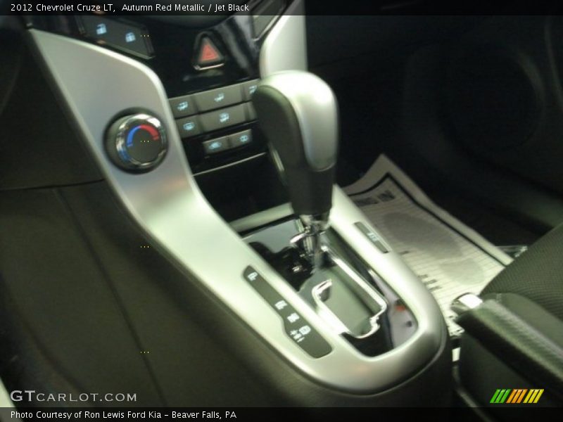 Autumn Red Metallic / Jet Black 2012 Chevrolet Cruze LT