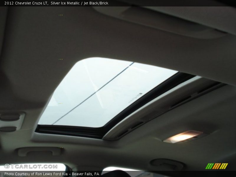 Silver Ice Metallic / Jet Black/Brick 2012 Chevrolet Cruze LT