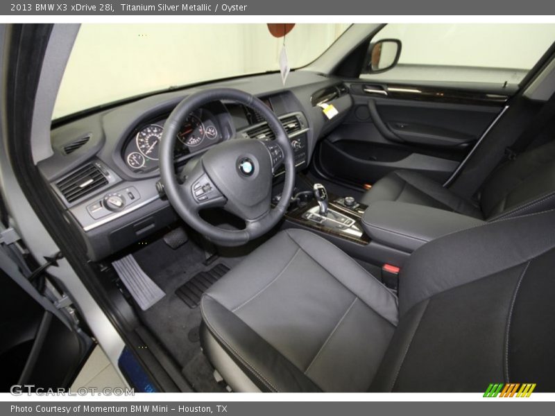 Titanium Silver Metallic / Oyster 2013 BMW X3 xDrive 28i